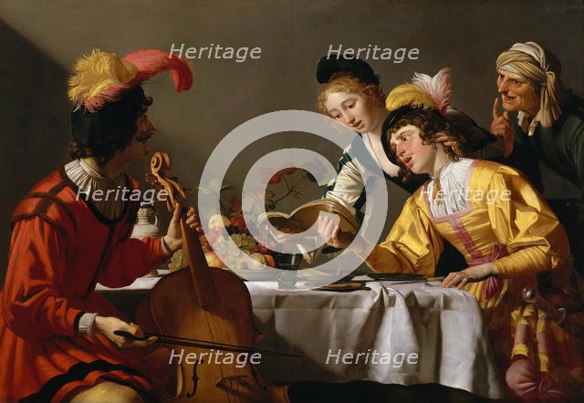 Concert, ca 1627. Creator: Honthorst, Gerrit, van (1590-1656).
