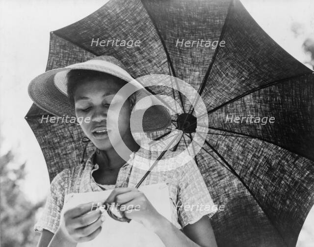 Louisiana Negress, 1937. Creator: Dorothea Lange.