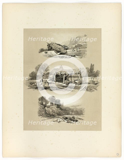 Mumbles, from Picturesque Selections, c. 1859-60. Creator: James Duffield Harding.