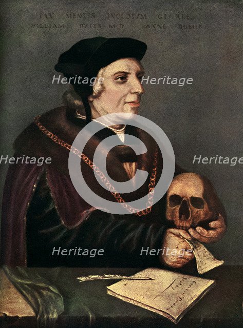 Sir William Butts (c1486-1545), 1543.Artist: Hans Holbein the Younger