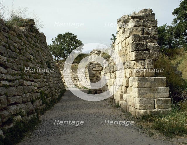 Troy VI stratum, Troy, Turkey, Bronze Age, 1900-1300 BC (2000). Creator: Unknown.