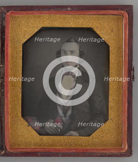 Untitled (Portrait of a Man), 1845. Creator: Unknown.