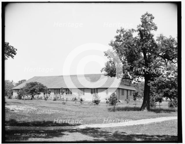 The Riding hall, M.M.A., Orchard Lake, Michigan, between 1890 and 1901. Creator: Unknown.