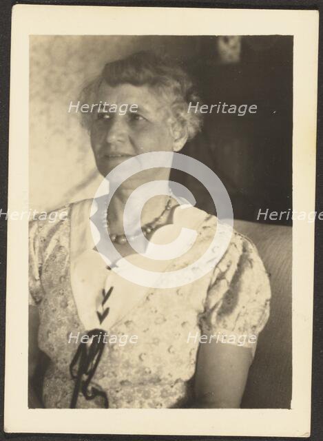 Portrait of a Woman, 1933. Creator: Louis Fleckenstein.