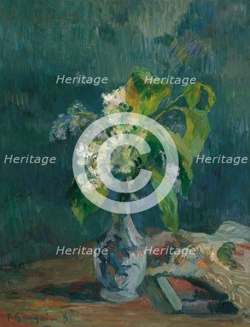 Lilacs, 1885. Artist: Gauguin, Paul Eugéne Henri (1848-1903)