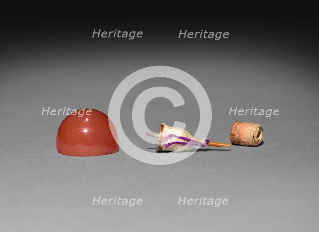 Snuff Bottle (stopper), 1644-1912. Creator: Unknown.