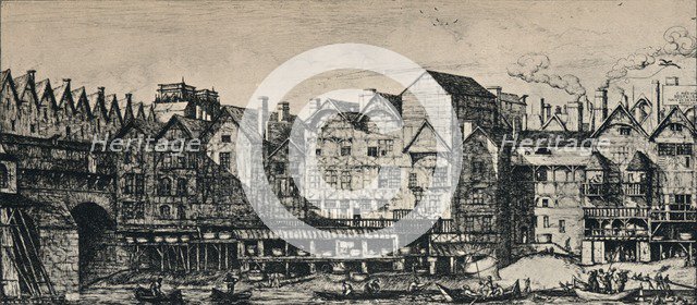 'Part of the City of Paris', 1915. Artist: CH Meryon.