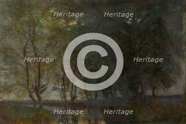 Trees by the Váh, 1870-1900. Creator: Ladislav Mednyanszky.