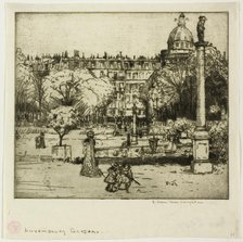 Luxembourg Gardens, Paris, 1900. Creator: Donald Shaw MacLaughlan.