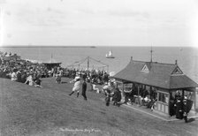 Holidaymakers at Herne Bay, Kent, 1890-1910. Artist: Unknown