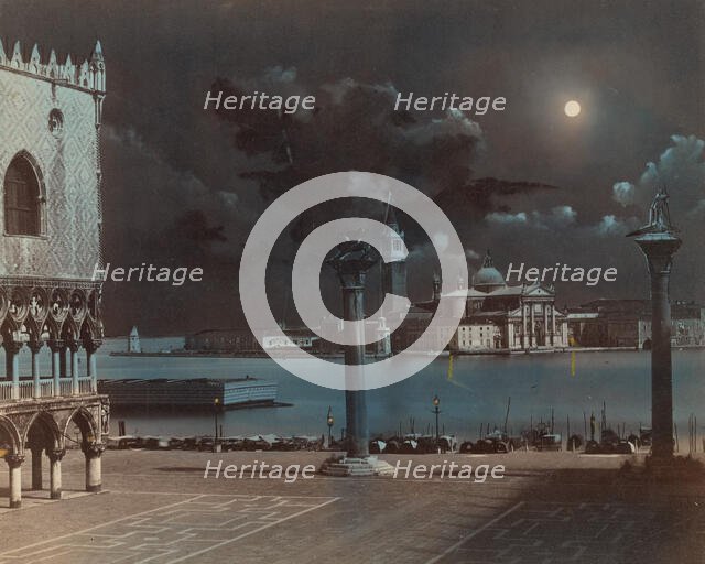 Piazzetta, Venice, about 1880-1890. Creator: Paolo Salviati.