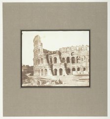 Colosseum, Rome, 2nd View, May 1846. Creator: Calvert Jones.