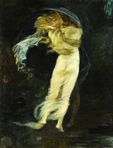 The Valkyrie. Siegmund embraces Sieglinde, 1893.
