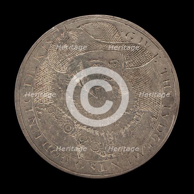 Prince Charles, 1600-1649, King of England 1625 [reverse], c. 1625. Creator: Simon de Passe.