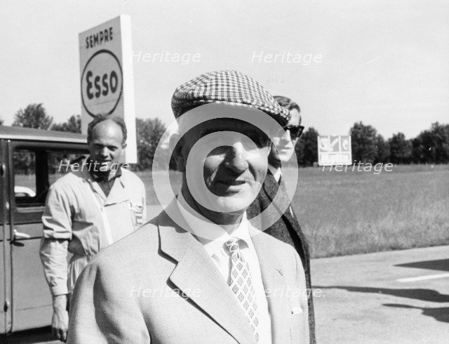 Giuseppe Farina at Monza, Italy, 1962. Artist: Unknown
