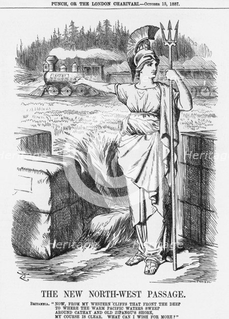 'The New North-West Passage', 1887. Artist: Joseph Swain