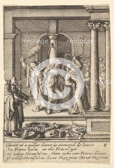 The scourging, 1625-77. Creator: Wenceslaus Hollar.