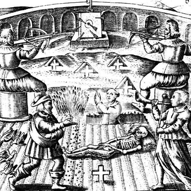 The Eighth Key of Basil Valentine, legendary 15th century German monk, 1651. Artist: Unknown