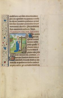 Empress Helena with the True Cross; Arenberg Hours, early 1460s. Creator: Workshop of Willem Vrelant.