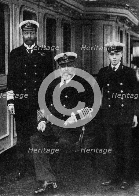 Edward VII, George V and the Prince of Wales, 1935. Artist: Unknown