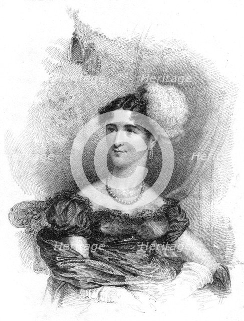 Princess Augusta, Duchess of Cambridge, 1818.Artist: J Alais