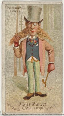 Amsterdam Banker, from World's Dudes series (N31) for Allen & Ginter Cigarettes, 1888. Creator: Allen & Ginter.