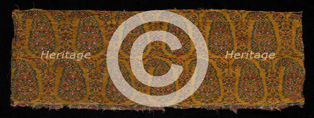 Fragment of a Shawl, 1800s. Creator: Unknown.