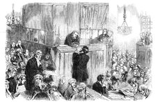 The Poisoning Case at Rugeley - Trial of William Palmer, in the Central Criminal Court, 1856.  Creator: Unknown.