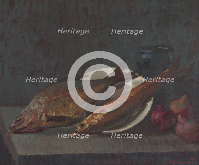 Smoked fish, 1935. Creator: Jalmari Ruokokoski.