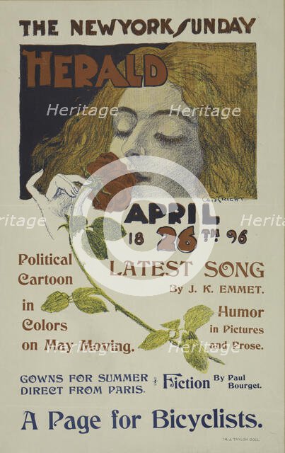 The New York Sunday herald. April 26th 1896., c1896. Creator: Charles Hubbard Wright.