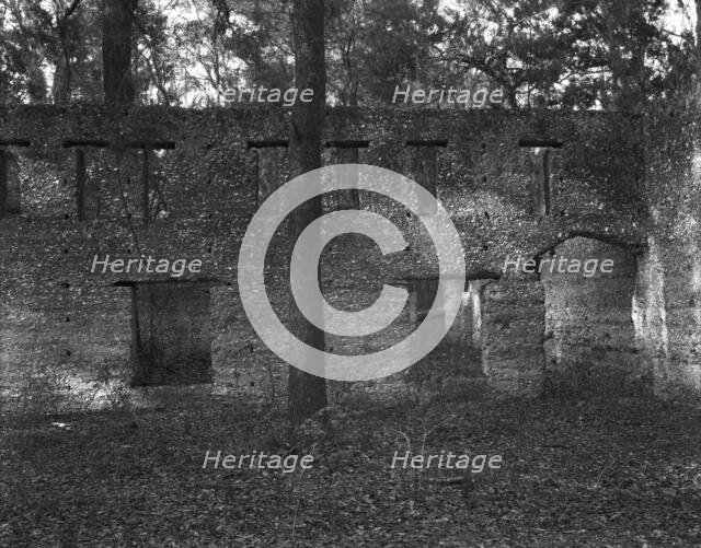 Tabby construction, ruins of supposed Spanish mission,  St. Marys, Georgia, 1936. Creator: Walker Evans.