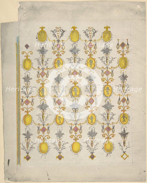 Design for ceiling decoration, mid-18th-early 19th century. Creator: Joseph Bonomi the Elder.