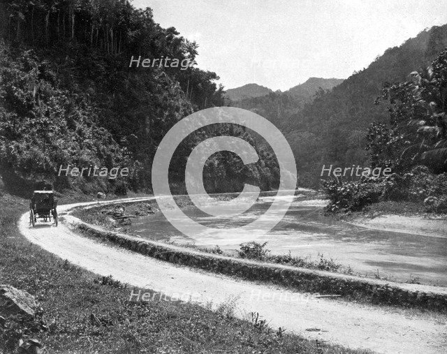 Road to Bog Walk, Jamaica, c1905.Artist: Adolphe Duperly & Son
