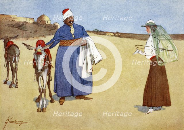 'Beauty and the Beasts', 1908.  Artist: Lance Thackeray