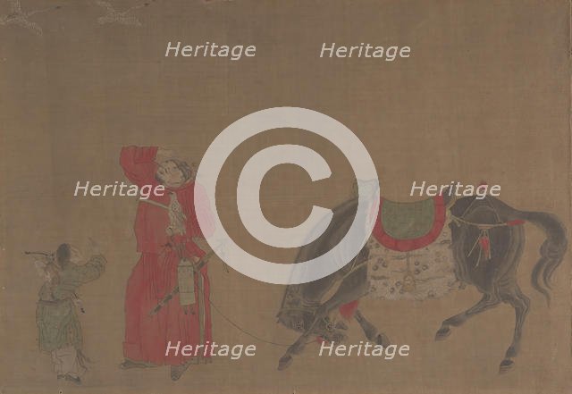 Hunter and Wild Geese. Creator: Unknown.