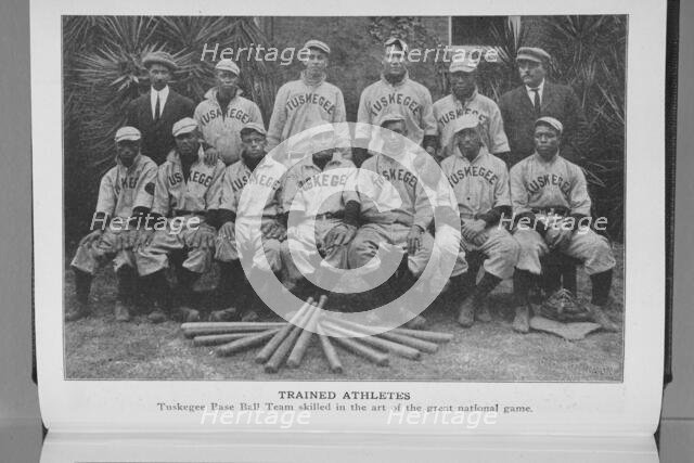 Trained athletes; Tuskegee base ball team skilled in the art of the great national game, 1917. Creator: Unknown.