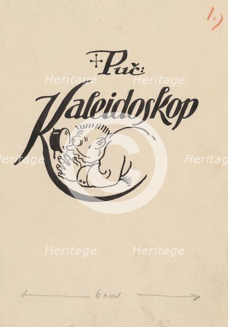 Title Letter to the Kaleidoscope Collection of Drawings, around 1940. Creator: Andrej Kovacik.
