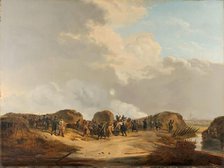 The Demilune constructed at the Siege of Naarden, April 1814, 1814-1815. Creator: Pieter Gerardus van Os.