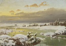 Winter Landscape, 1878. Creator: Fanny Churberg.