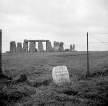 Stonehenge, Amesbury, Wiltshire, 1935. Artist: Miss Wight