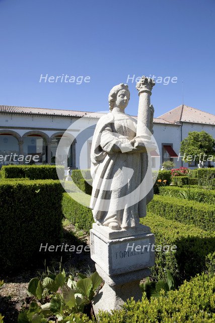 'Fortitude', statue in the Garden of the Episcopal Palace, Castelo Branco, Portugal, 2009.  Artist: Samuel Magal