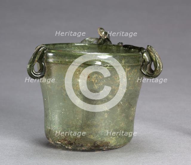 Lamp with Wickholder, 300-600. Creator: Unknown.