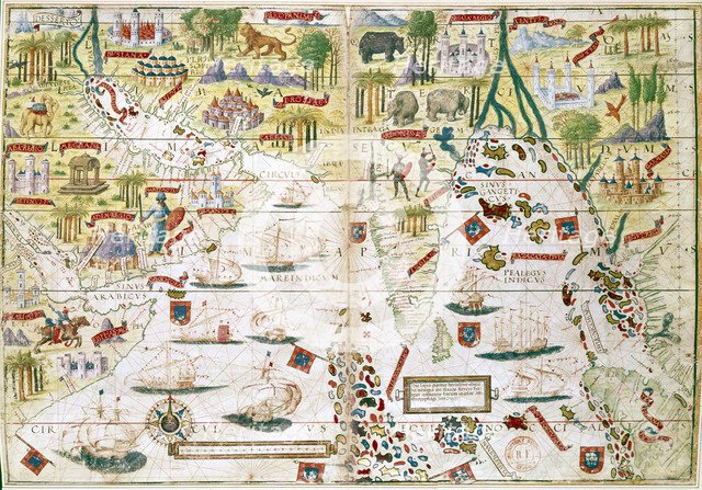 Miller Atlas, c1519. Artist: Unknown