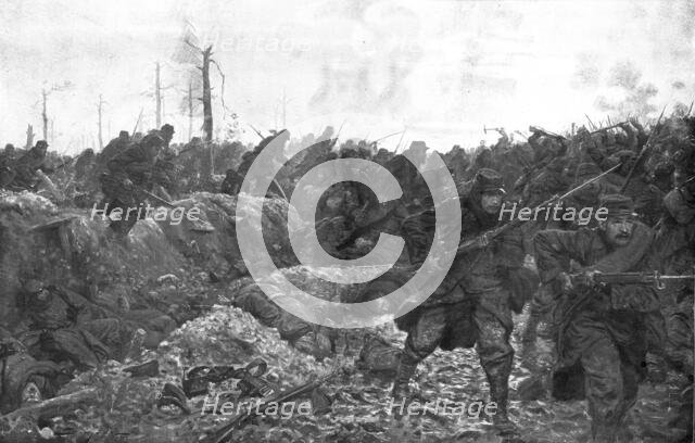 'Au fortin de Beausejour; le dernier assaut victorieux de la position, par l'infantererie..., 1915. Creator: Unknown.
