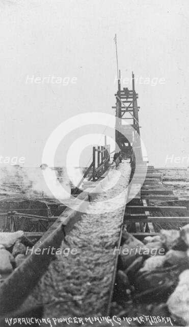 Hydraulic power mining, between c1900 and c1930. Creator: Unknown.