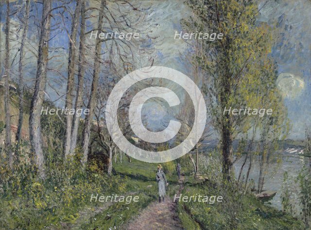 Banks Of The Seine At By, c1880-81. Creator: Alfred Sisley.