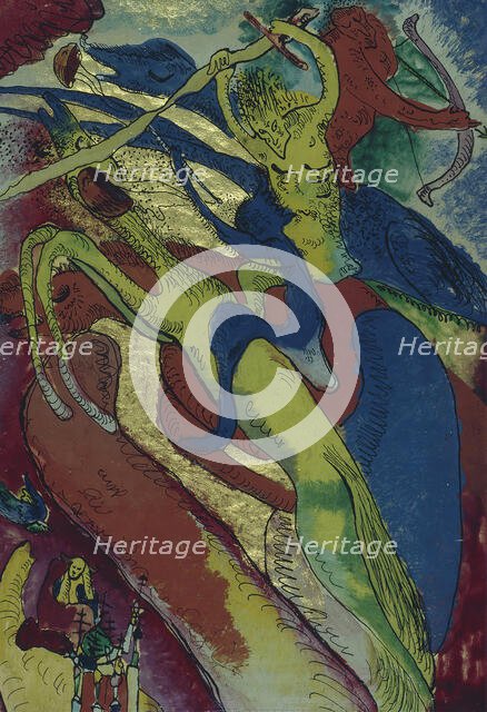 Riders of the Apocalypse I, 1911. Creator: Kandinsky, Wassily Vasilyevich (1866-1944).