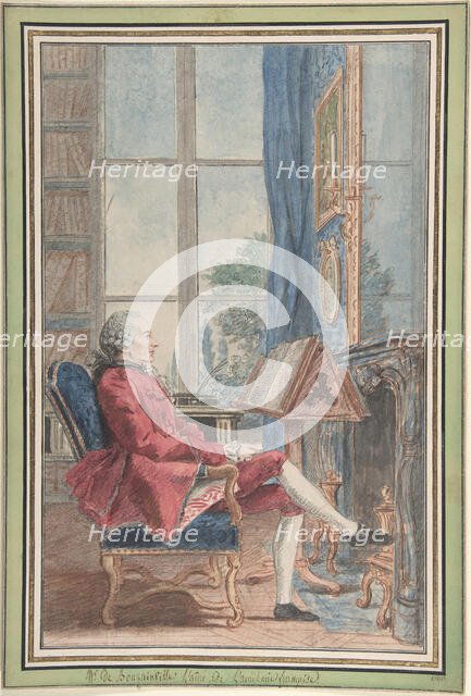 Jean-Pierre de Bougainville, 1760. Creator: Louis de Carmontelle.