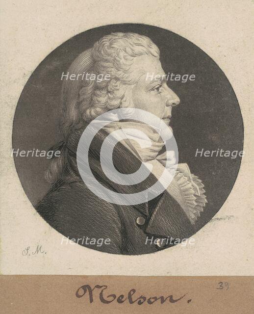 Hugh Nelson, 1808. Creator: Charles Balthazar Julien Févret de Saint-Mémin.