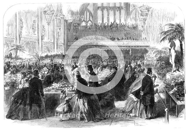 Exhibition of the United Horticultural Society at Guildhall, 1865. Creator: Unknown.